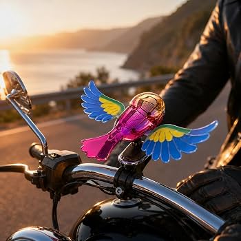 Wind Powered Flying Bird for bike & Car Dashboard