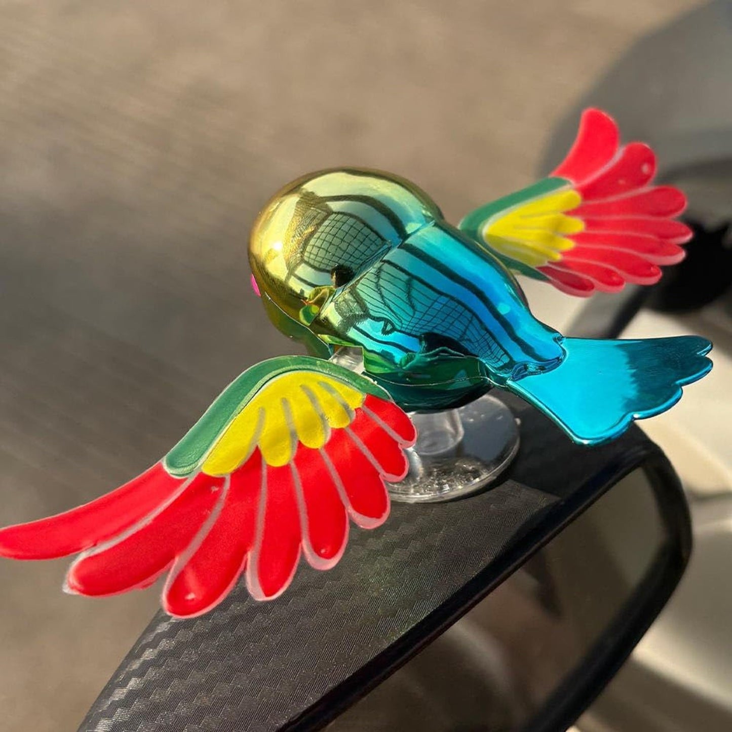 Wind Powered Flying Bird for bike & Car Dashboard